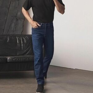 34 Heritage Charisma Relaxed Fit Dark Blue Wash Men’s Cotton Blend Jeans 50/34